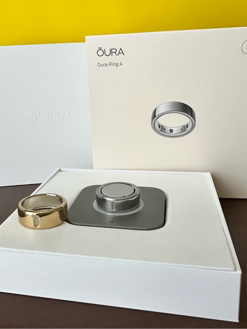 Oura Ring 4 Gold and Silver